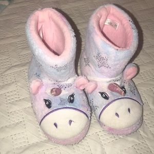 Unicorn slippers